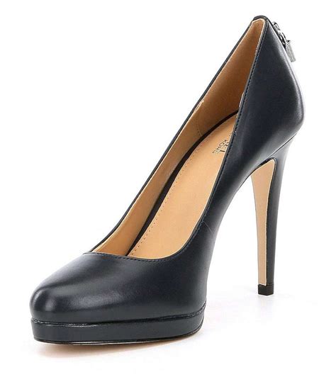 michael kors high heels schwarz|michael kors closed toe pumps.